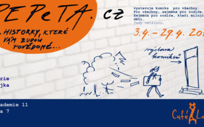 Výstava komiksů PEPeTA v Galerii U Lajka na Letné